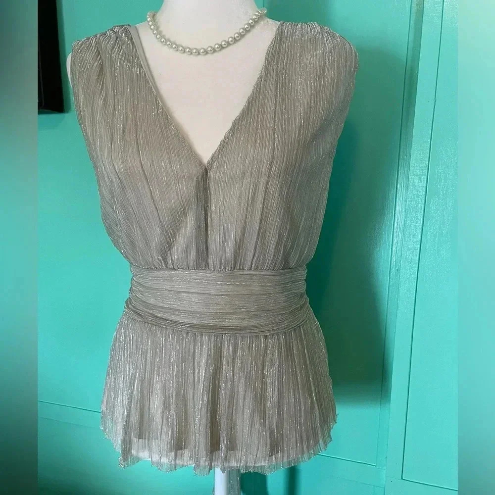 Glitter Wrap Blouse - image 1